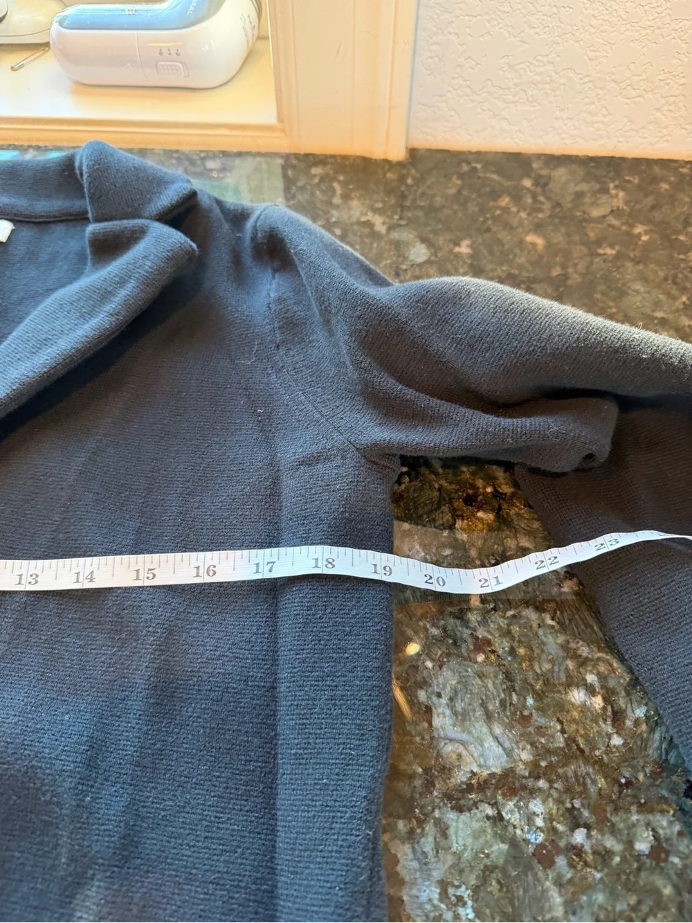 J. Crew Sweater Blazer. 100% Cotton. notched collar. Academia. Preppy. Office. M